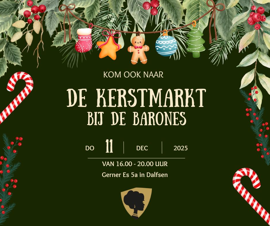 11 december 2025: Kerstmarkt bij De Barones
